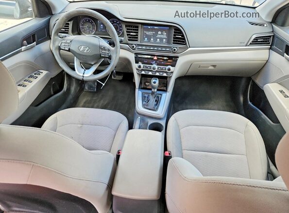 5NPD84LF0LH612014 2020 HYUNDAI ELANTRA Серый Вид панели приборов