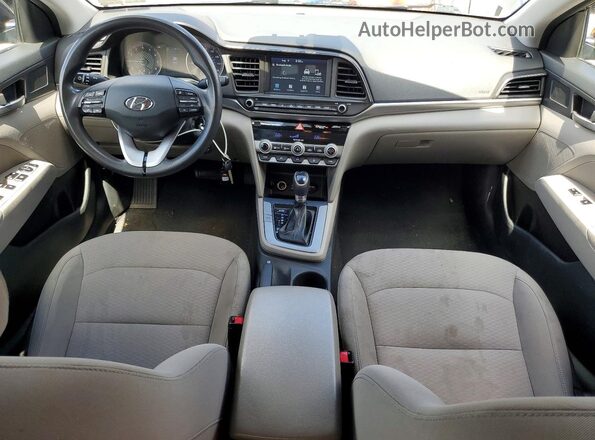 5NPD84LF0LH613499 2020 HYUNDAI ELANTRA Charcoal Vista del salpicadero