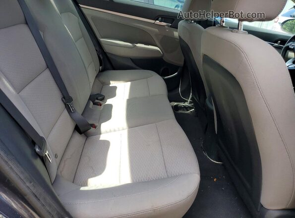5NPD84LF0LH613499 2020 HYUNDAI ELANTRA Charcoal Vista de los asientos traseros