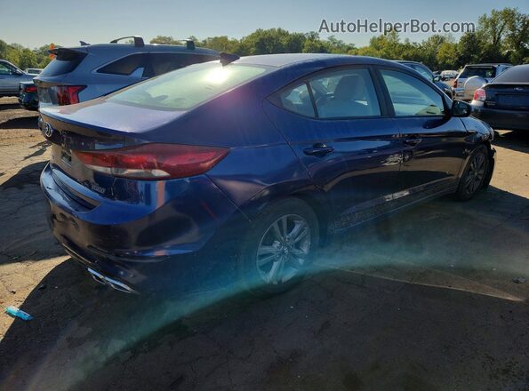 5NPD84LF1HH015476 2017 HYUNDAI ELANTRA Синий Передняя правая четверть