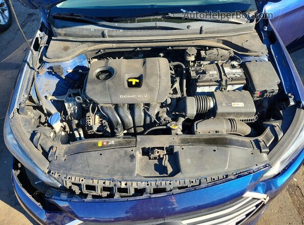 5NPD84LF1HH015476 2017 HYUNDAI ELANTRA Синий Вид подкапотного пространства