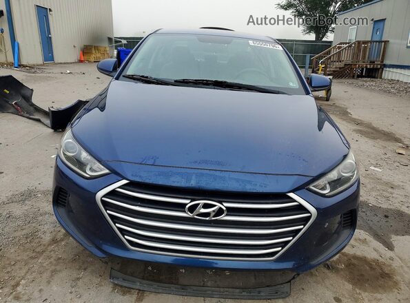 5NPD84LF1HH025053 2017 HYUNDAI ELANTRA Blue Դիմացի տեսք