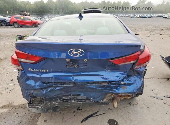 5NPD84LF1HH025053 2017 HYUNDAI ELANTRA Blue Հետևի տեսք