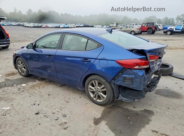 5NPD84LF1HH025053 2017 HYUNDAI ELANTRA Blue Հետևի ձախ