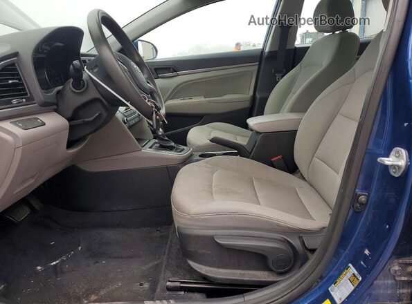 5NPD84LF1HH025053 2017 HYUNDAI ELANTRA Blue Սալոնի դիմացի տեսք