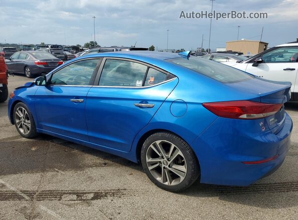 5NPD84LF1HH041558 2017 HYUNDAI ELANTRA Blue Задня ліва чверть