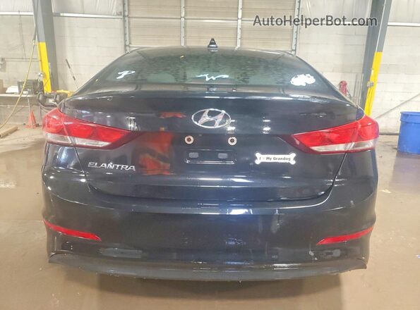 5NPD84LF1HH045772 2017 HYUNDAI ELANTRA Black Vista trasera