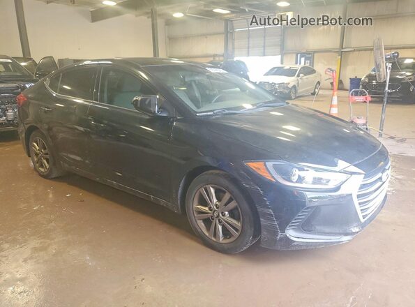 5NPD84LF1HH045772 2017 HYUNDAI ELANTRA Black Delantero derecho