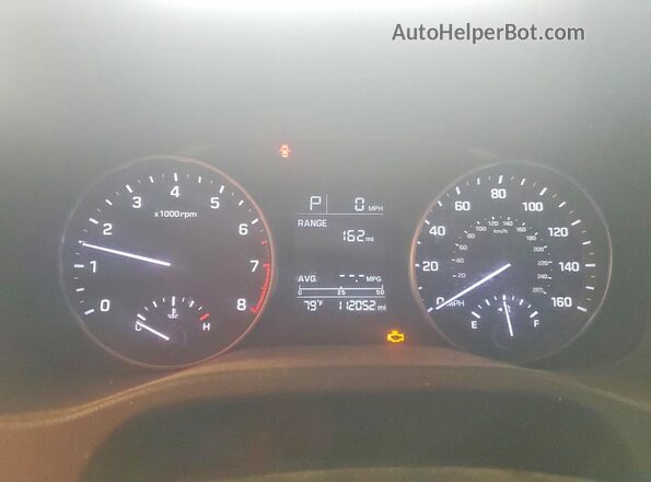 5NPD84LF1HH045772 2017 HYUNDAI ELANTRA Black Vista del cuadro de instrumentos