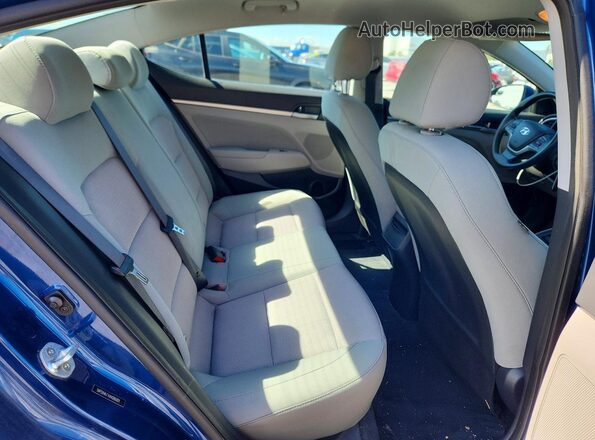 5NPD84LF1HH086001 2017 HYUNDAI ELANTRA Blue უკანა სავარძლების ხედი