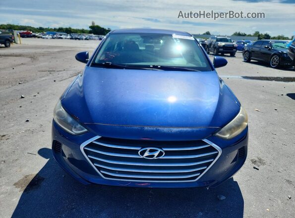 5NPD84LF1HH086001 2017 HYUNDAI ELANTRA Blue წინა ხედი