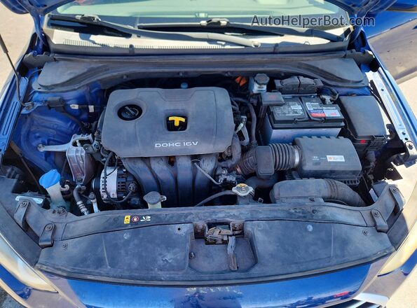 5NPD84LF1HH086001 2017 HYUNDAI ELANTRA Blue უკანა სალონის ხედი