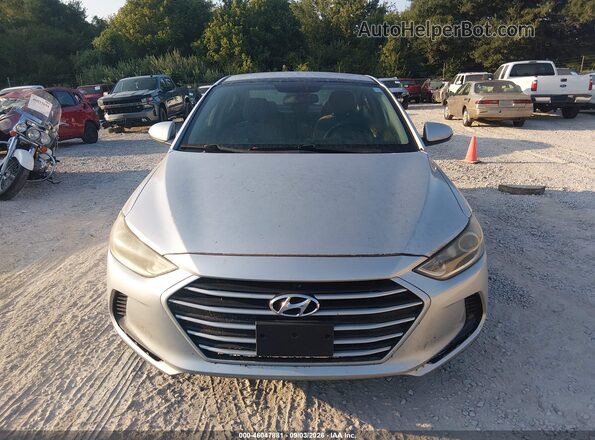 5NPD84LF1HH106120 2017 HYUNDAI ELANTRA Silver Սարքավորումների վահանակի տեսք