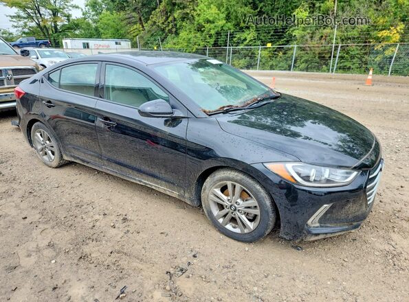 5NPD84LF1HH114296 2017 HYUNDAI ELANTRA Black Delantero derecho