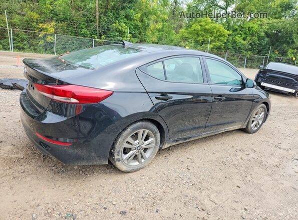 5NPD84LF1HH114296 2017 HYUNDAI ELANTRA Black Trasero derecho