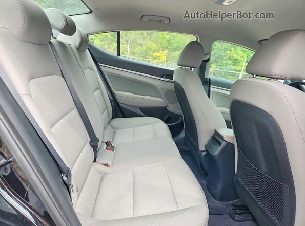 5NPD84LF1HH114296 2017 HYUNDAI ELANTRA Black Vista de los asientos traseros