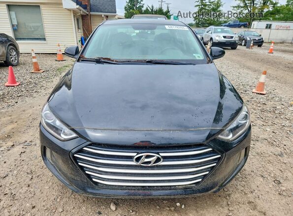 5NPD84LF1HH114296 2017 HYUNDAI ELANTRA Black Vista frontal