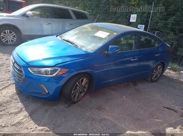 5NPD84LF1HH114914 2017 HYUNDAI ELANTRA Blue სალონის 360-გრადუსიანი ხედი