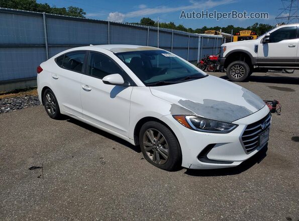 5NPD84LF1HH199690 2017 HYUNDAI ELANTRA White Delantero derecho