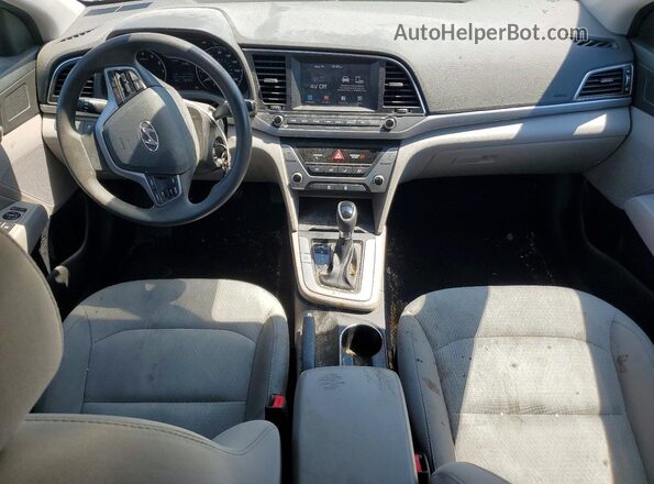 5NPD84LF1HH199690 2017 HYUNDAI ELANTRA White Vista del salpicadero