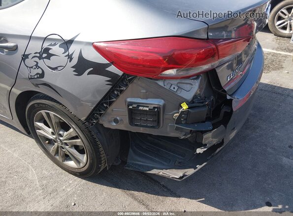 5NPD84LF1JH241104 2018 HYUNDAI ELANTRA Gray Widok z przodu