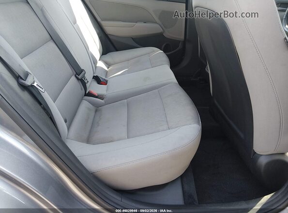 5NPD84LF1JH241104 2018 HYUNDAI ELANTRA Gray Widok naklejki z numerem VIN