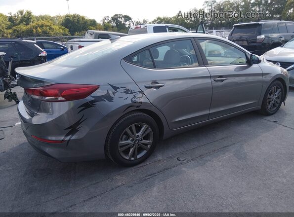 5NPD84LF1JH241104 2018 HYUNDAI ELANTRA Gray Tył prawy