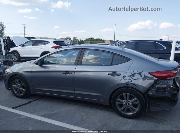 5NPD84LF1JH241104 2018 HYUNDAI ELANTRA Gray Widok wnętrza 360 stopni