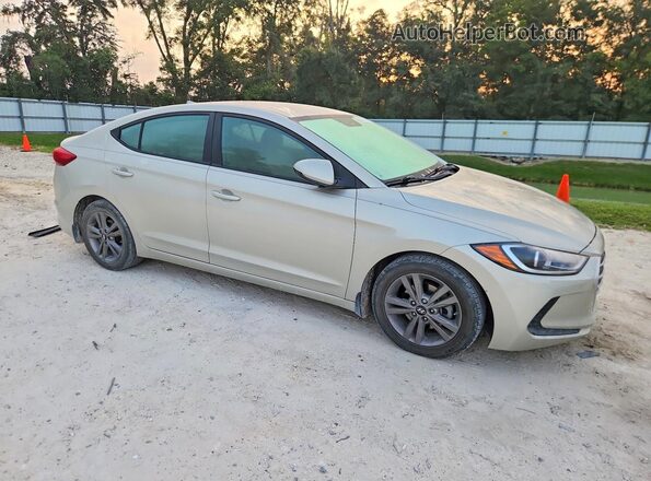 5NPD84LF1JH340747 2018 HYUNDAI ELANTRA Серебряный Передняя правая четверть