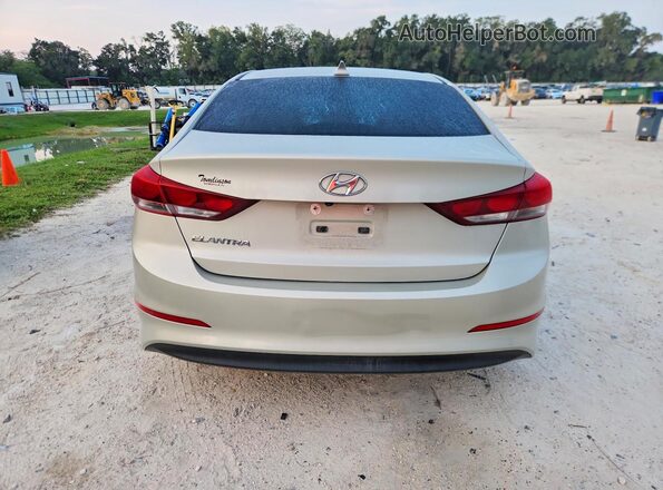 5NPD84LF1JH340747 2018 HYUNDAI ELANTRA Серебряный Вид сзади