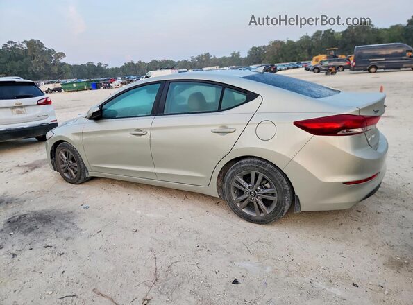 5NPD84LF1JH340747 2018 HYUNDAI ELANTRA Серебряный Задняя левая четверть