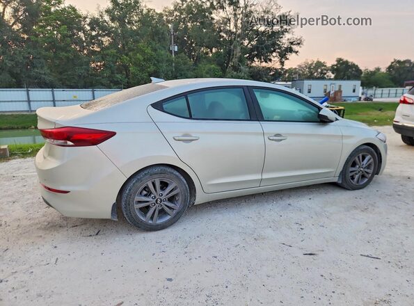 5NPD84LF1JH340747 2018 HYUNDAI ELANTRA Серебряный Задняя правая четверть