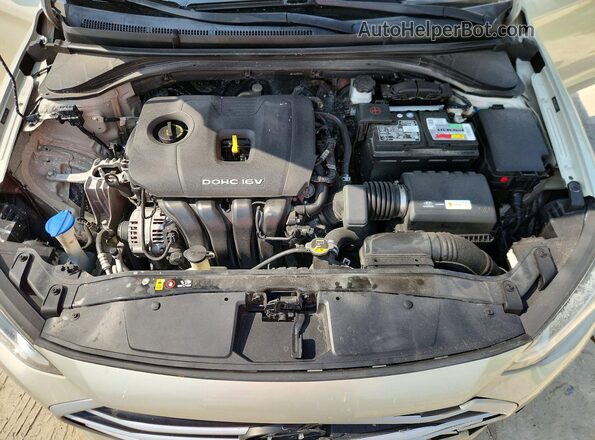 5NPD84LF1JH340747 2018 HYUNDAI ELANTRA Серебряный Вид задней части салона