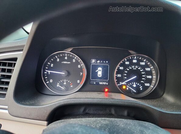 5NPD84LF1JH340747 2018 HYUNDAI ELANTRA Серебряный Вид щитка приборов