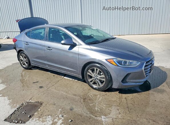 5NPD84LF1JH392718 2018 HYUNDAI ELANTRA Gray Front right