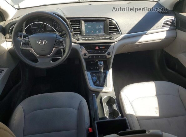 5NPD84LF1JH392718 2018 HYUNDAI ELANTRA Gray Dashboard view