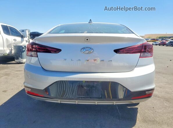 5NPD84LF1LH538702 2020 HYUNDAI ELANTRA Silver Հետևի տեսք