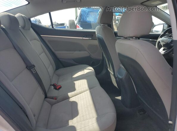 5NPD84LF1LH580481 2020 HYUNDAI ELANTRA Silver Rear seats view
