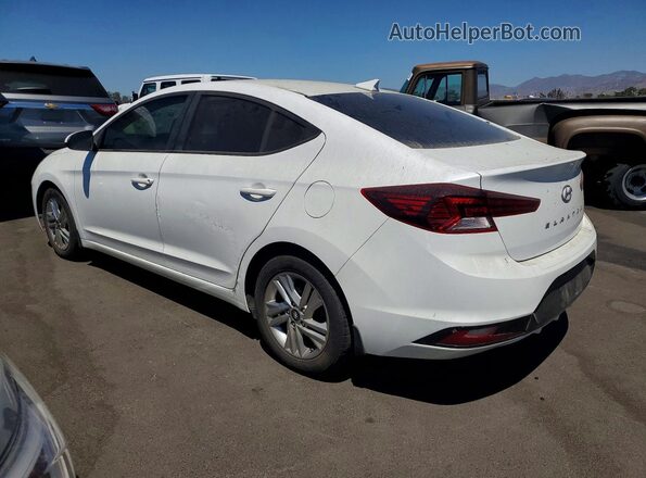 5NPD84LF1LH582568 2020 HYUNDAI ELANTRA White Հետևի ձախ