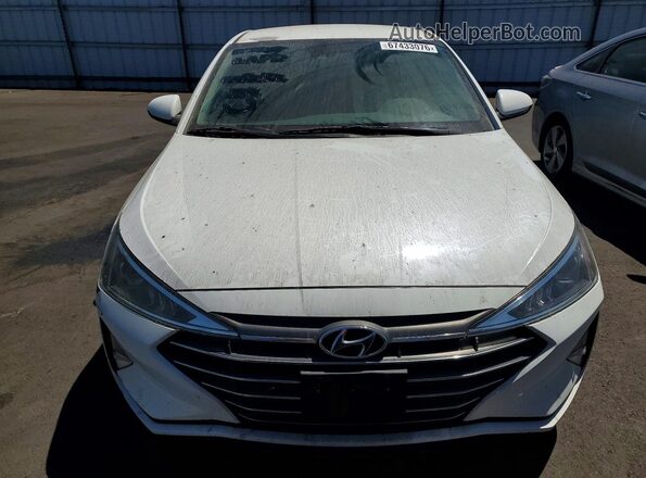 5NPD84LF1LH582568 2020 HYUNDAI ELANTRA White Դիմացի տեսք