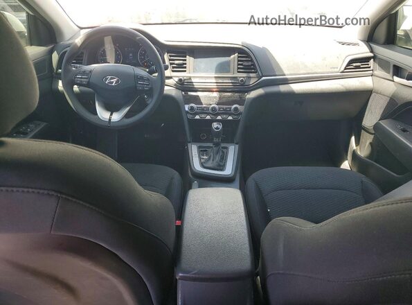 5NPD84LF1LH582568 2020 HYUNDAI ELANTRA White Առջևի վահանակի տեսք