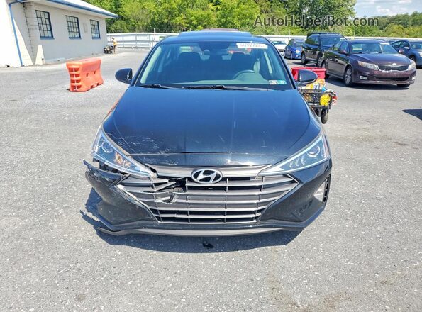 5NPD84LF1LH620137 2020 HYUNDAI ELANTRA Black Front view