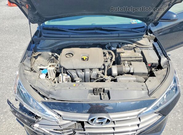 5NPD84LF1LH620137 2020 HYUNDAI ELANTRA Black Rear interior view