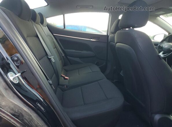 5NPD84LF1LH620137 2020 HYUNDAI ELANTRA Black Rear seats view