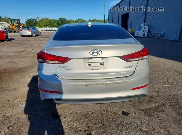 5NPD84LF2HH047997 2017 HYUNDAI ELANTRA Серебряный Вид сзади