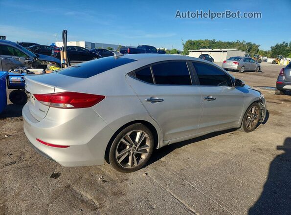 5NPD84LF2HH047997 2017 HYUNDAI ELANTRA Серебряный Задняя правая четверть