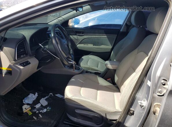 5NPD84LF2HH075007 2017 HYUNDAI ELANTRA Silver Widok wnętrza z przodu