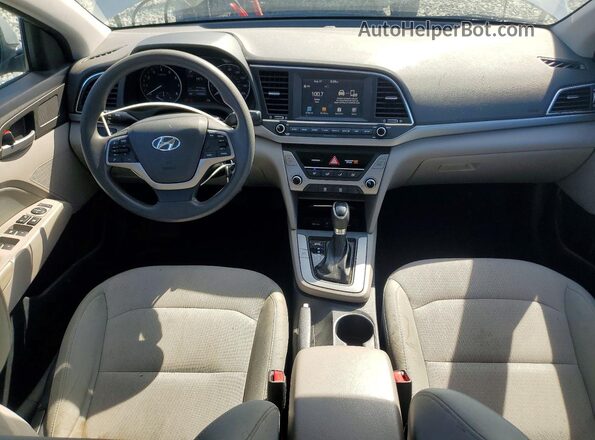 5NPD84LF2HH076805 2017 HYUNDAI ELANTRA Silver Vista del salpicadero