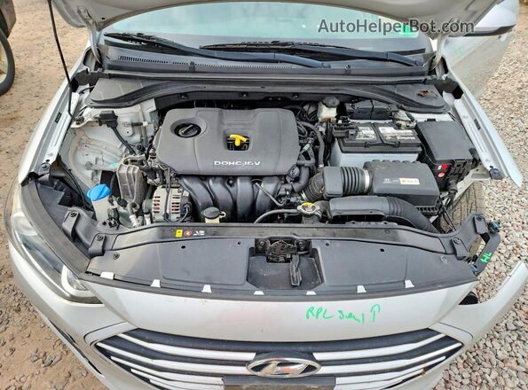 5NPD84LF2HH143998 2017 HYUNDAI ELANTRA Silver უკანა სალონის ხედი