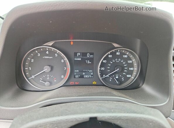 5NPD84LF2HH187693 2017 HYUNDAI ELANTRA Silver Vista del cuadro de instrumentos